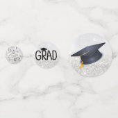Grad und Cap Confetti Konfetti (Rückseiten)