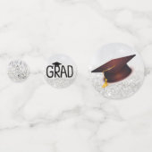 Grad und Cap Confetti Konfetti (Vorderseiten)