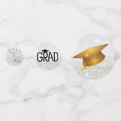Grad und Cap Confetti Konfetti (Vorderseiten)