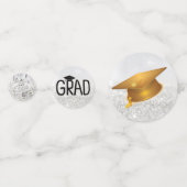 Grad und Cap Confetti Konfetti (Rückseiten)