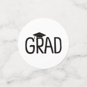 Grad und Cap Confetti Konfetti (Klein Vorderseite)