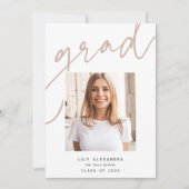 Grad Underlay | FOTO ABSCHLUSS Ankündigung (Vorderseite)