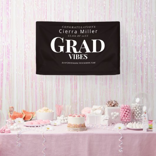 Grad Vibes Banner (Party)