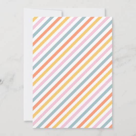 Grad vibes only grade party class of 2024 dankeskarte (Rückseite)