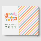 Grad vibes only grade party class of 2024 gästebuch (Rückseite)