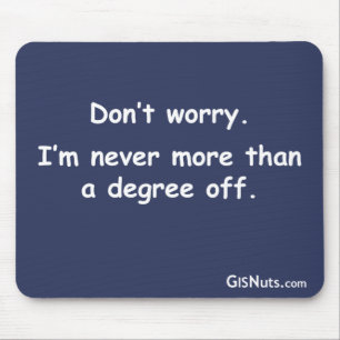 Grad weg von Mousepad