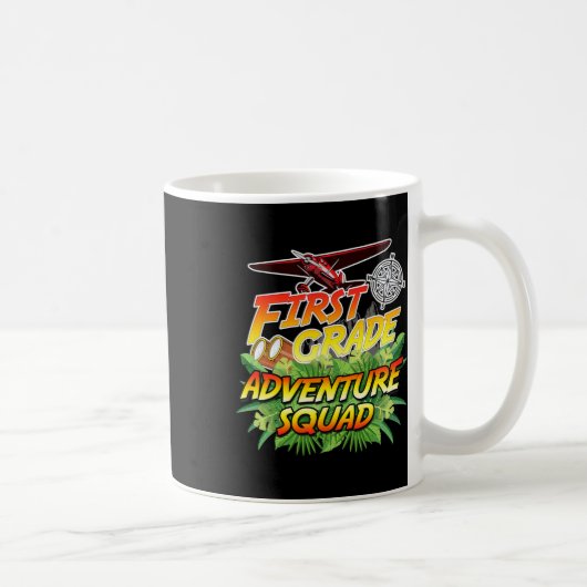 Grade Adventure Squad - Safari Theme Teacher Team Kaffeetasse (Rechts)