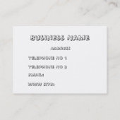Grade Business Card Visitenkarte (Rückseite)
