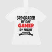 Grade by Day Gamer by Night Ornament (Rückseite)