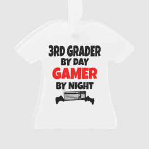 Grade by Day Gamer by Night Ornament