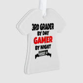 Grade by Day Gamer by Night Ornament (Vorderseite)