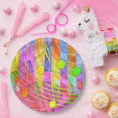 Grade Clef Music Einfache ästhetische Papierplatte Pappteller (Party)