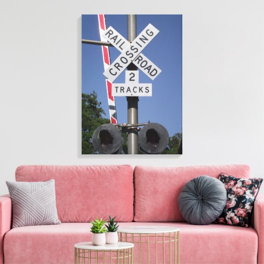 Grade Crossing Leinwanddruck (Insitu (Wohnzimmer))