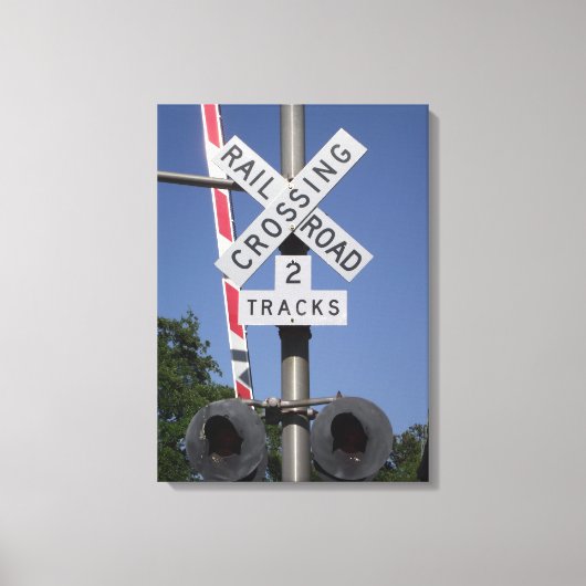 Grade Crossing Leinwanddruck (Vorderseite)