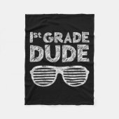 Grade Dudefirst Grade Back to School Fleecedecke (Vorderseite)
