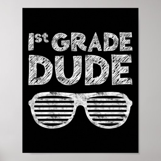 Grade Dudefirst Grade Back to School Poster (Vorne)