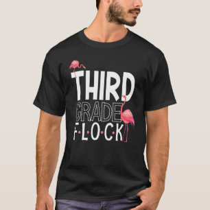 Grade Flock Pink Flamingo Squad Lehrerin Kind Th T-Shirt