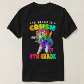 Grade Floss Dance Einhorn Zurück in die Schule Gir T-Shirt (Design vorne)