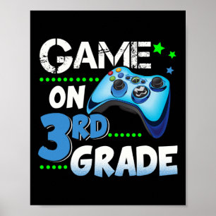 Grade Fun Game auf 3. Klasse Geschenk Poster