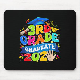 Grade Graduate 2025 Letzter Tag der Schule Boy Gir Mousepad