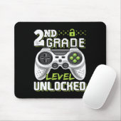 Grade Level Unlock Video Game Zurück zum Schulspie Mousepad (Mit Mouse)