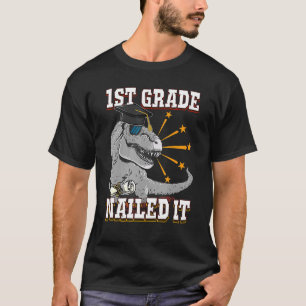 Grade Nails It Rex Dinosaur Graduat Graduat T-Shirt