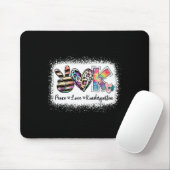 Grade Teacher Peace Liebe Kindergarten Team Kinder Mousepad (Mit Mouse)