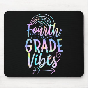 Grade Vibes Back to School Gefärbte Krawatte Lehre Mousepad