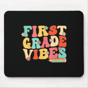 Grade Vibes Retro Groovy - 1. Klasse zurück nach S Mousepad