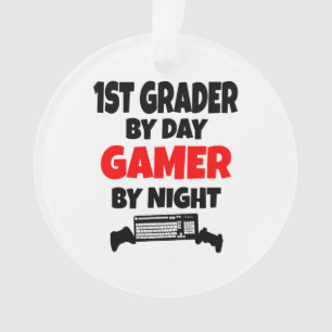 Grader by Day Gamer by Night Ornament