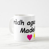 gràdh agus solas, Madeline (love and light) Kaffeetasse (Vorderseite Links)
