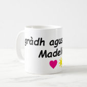 gràdh agus solas, Madeline (love and light) Kaffeetasse (Vorderseite Links)