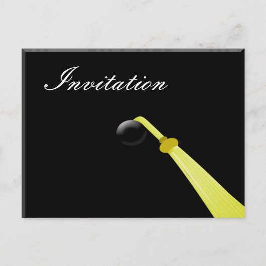 GradHutEinladung Einladungspostkarte (Vorderseite)