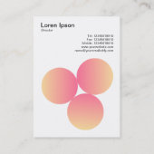 Gradient 3 Circles 02 Visitenkarte (Rückseite)