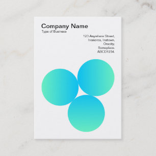 Gradient 3 Circles 05 Visitenkarte