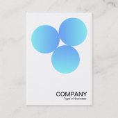 Gradient 3 Circles v2 01 Visitenkarte (Vorderseite)