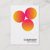 Gradient 3 Circles v2 03 Visitenkarte (Vorderseite)