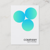Gradient 3 Circles v2 05 Visitenkarte (Vorderseite)
