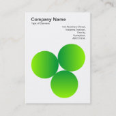 Gradient 3 Kreise 04 Visitenkarte (Vorderseite)