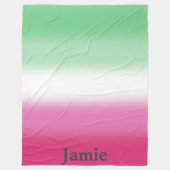 Gradient Abrosexual Pride Fleecedecke (Vorderseite)