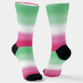 Gradient Abrosexual Pride Socken (Gewinkelt)