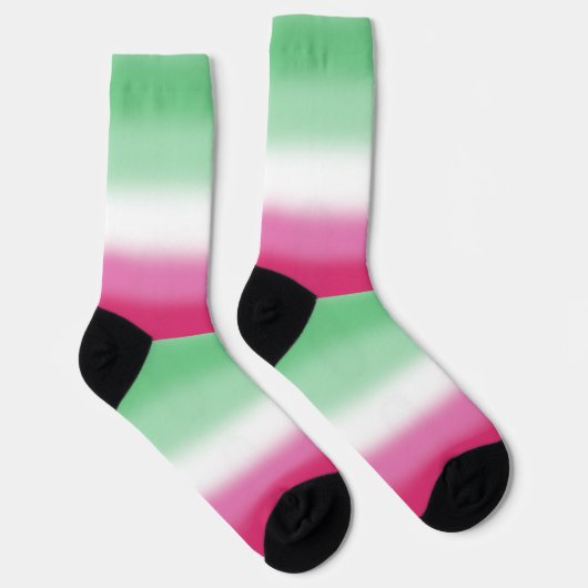 Gradient Abrosexual Pride Socken (Rechts)