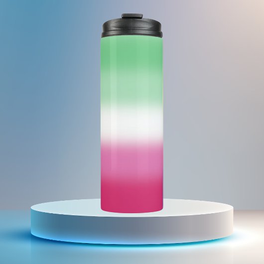 Gradient Abrosexual Pride Thermosbecher