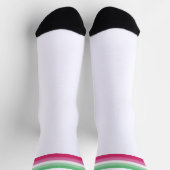 Gradient Abrosexuell Stolzflagge Socken (Oben)