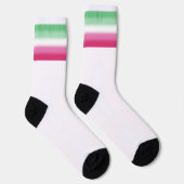 Gradient Abrosexuell Stolzflagge Socken (Rechts)