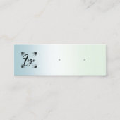 Gradient Add Logo Oring Display Mini Visitenkarte (Vorderseite)