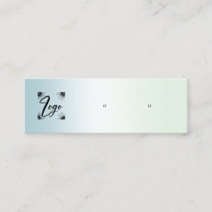 Gradient Add Logo Oring Display Mini Visitenkarte