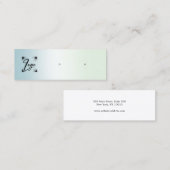 Gradient Add Logo Oring Display Mini Visitenkarte (Vorne/Hinten)