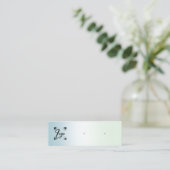 Gradient Add Logo Oring Display Mini Visitenkarte (Stehend Vorderseite)