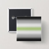 Gradient Agender-Stolzflagge mit individuellem Nam Button (Vorne & Hinten)